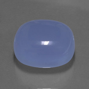 Calcedonio naturale blu da 34,70 ct, trasparente, trasparente/traslucido