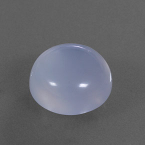 Calcedonio naturale blu da 7,87 ct, trasparente, trasparente/traslucido