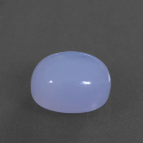 Calcedonio naturale blu da 3,55 ct, trasparente, trasparente/traslucido