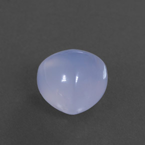 Calcedonio naturale blu da 3,31 ct, trasparente, trasparente/traslucido