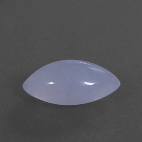 Calcedonio naturale blu da 3,04 ct, trasparente, trasparente/traslucido