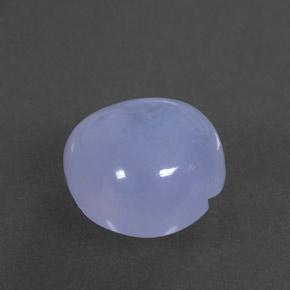 Calcedonio Blu violaceo naturale da 4.01 ct, Trasparente, Trasparente/Traslucido