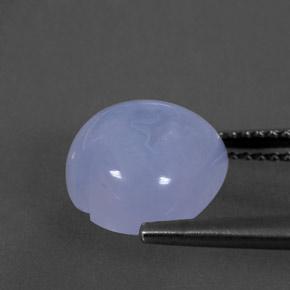 Calcedonio Blu violaceo naturale da 4.01 ct, Trasparente, Trasparente/Traslucido