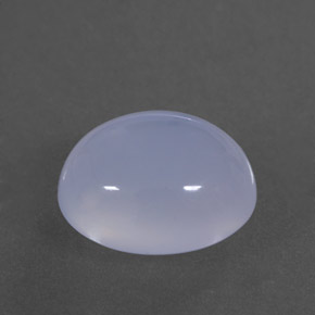 Calcedonio naturale blu da 4,08 ct, trasparente, trasparente/traslucido