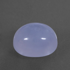 Calcedonio naturale blu da 4,99 ct, trasparente, trasparente/traslucido