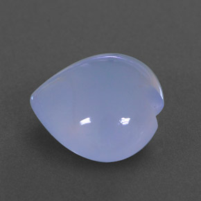 Calcedonio naturale blu da 3,01 ct, trasparente, trasparente/traslucido
