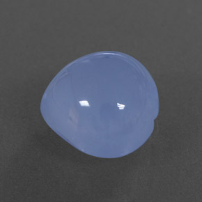 Calcedonio naturale blu da 5,75 ct, trasparente, trasparente/traslucido