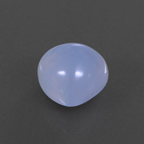 Calcedonio naturale blu da 4,27 ct, trasparente, trasparente/traslucido