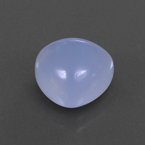 Calcedonio naturale blu da 3,84 ct, trasparente, trasparente/traslucido