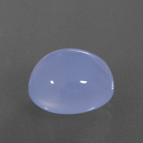 Calcedonio naturale blu da 5,65 ct, trasparente, trasparente/traslucido