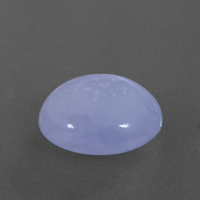 Calcedonio naturale blu da 4,14 ct, trasparente, trasparente/traslucido