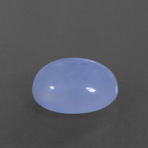 Calcedonio naturale blu da 3,66 ct, trasparente, trasparente/traslucido