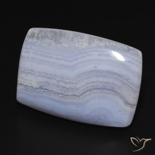 Calcedonio Azzurro naturale da 29.40 ct, Cuscino, Opaco