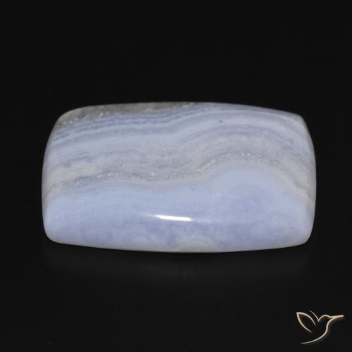 Calcedonio Azzurro naturale da 29.40 ct, Cuscino, Opaco