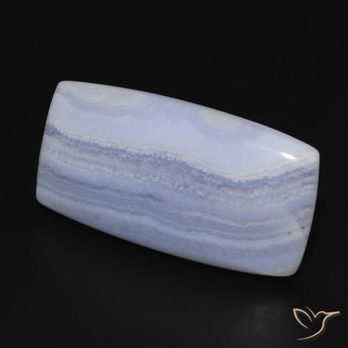 Calcedonio Azzurro naturale da 19.39 ct, Cuscino, Opaco