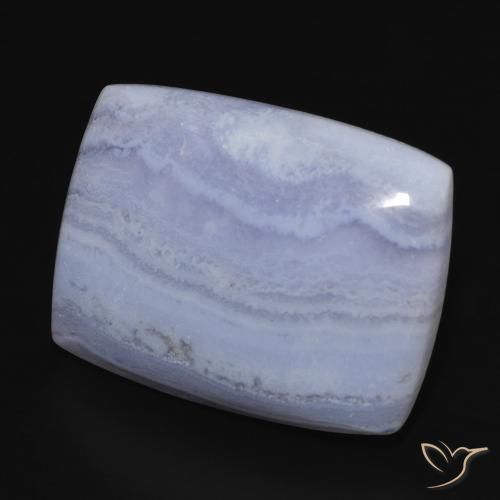 Calcedonio Azzurro cielo chiaro naturale da 23.85 ct, Cuscino, Opaco