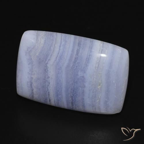 Calcedonio Azzurro naturale da 17.49 ct, Cuscino, Opaco