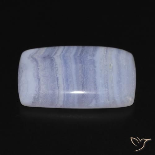 Calcedonio Azzurro naturale da 17.49 ct, Cuscino, Opaco