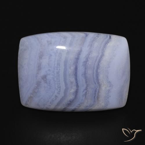17.67ct Naturale Azzurro Calcedonio, Cuscino, Opaco