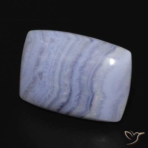 Calcedonio Azzurro naturale da 17.67 ct, Cuscino, Opaco