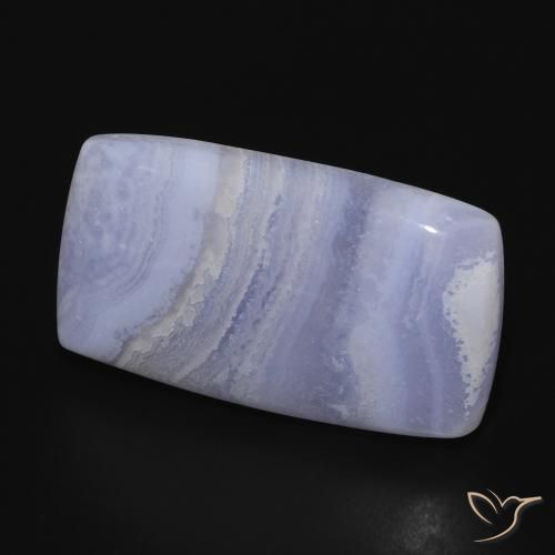 Calcedonio Azzurro naturale da 18.89 ct, Cuscino, Opaco