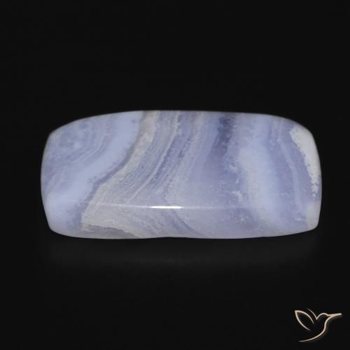 Calcedonio Azzurro naturale da 18.89 ct, Cuscino, Opaco