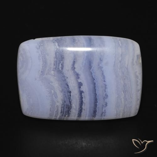 15.66ct Naturale Azzurro Calcedonio, Cuscino, Opaco