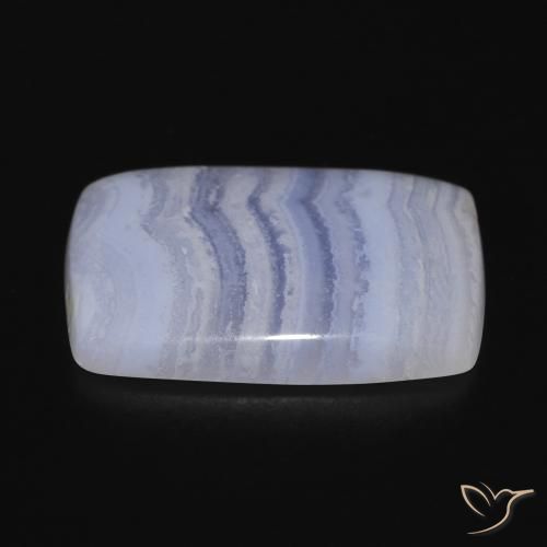 Calcedonio Azzurro naturale da 15.66 ct, Cuscino, Opaco