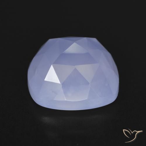 Calcedonio Blu violaceo naturale da 7.19 ct, Cuscino, Traslucido