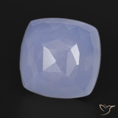 Calcedonio Viola medio naturale da 9.35 ct, Cuscino, Traslucido