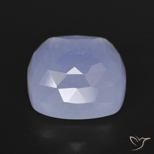 Calcedonio Viola medio naturale da 9.35 ct, Cuscino, Traslucido