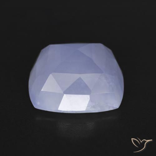 Calcedonio Viola medio naturale da 5.97 ct, Cuscino, Traslucido