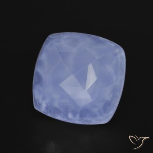 Calcedonio Azzurro naturale da 7.17 ct, Cuscino, Traslucido