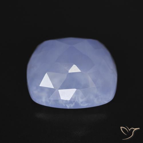 Calcedonio Azzurro naturale da 7.17 ct, Cuscino, Traslucido