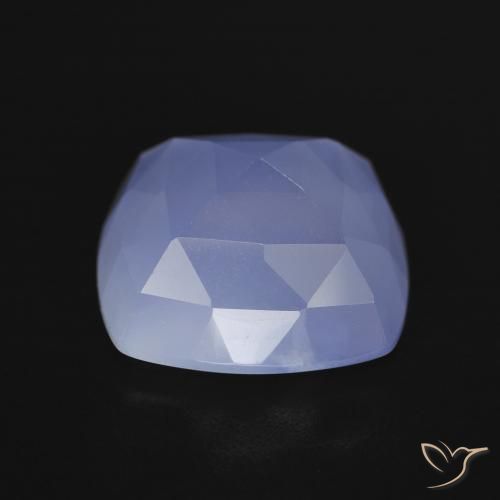 Calcedonio Azzurro naturale da 6.45 ct, Cuscino, Traslucido