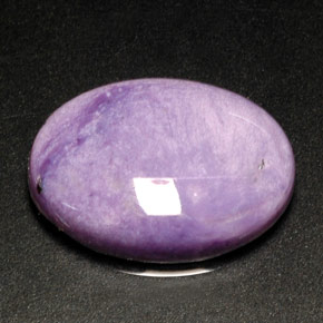 Charoite Viola naturale da 8.19 ct, Taglio ovale, Opaco