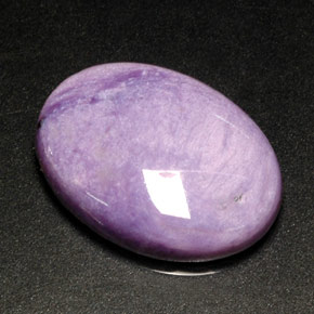 Charoite Viola naturale da 8.19 ct, Taglio ovale, Opaco