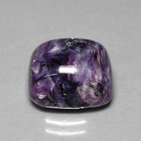 Charoite Viola naturale da 7.25 ct, Taglio a cuscino, Opaco