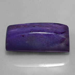 Charoite Viola naturale da 16.59 ct, Taglio a baguette, Opaco