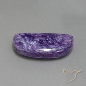 Charoite Viola scuro naturale da 29.93 ct, Taglio a fantasia, Opaco