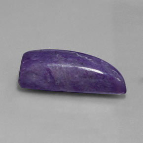Caroite naturale viola da 14,40 ct, forma fantasia, opaco