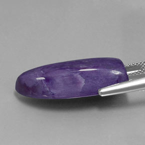 Caroite naturale viola da 14,40 ct, forma fantasia, opaco