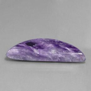 Caroite naturale viola da 27,88 ct, forma fantasia, opaco