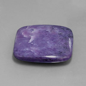 Charoite Viola naturale da 27.69 ct, Taglio a cuscino, Opaco