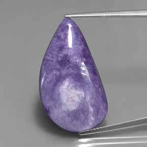 Charoite Viola naturale da 21.50 ct, Forma fantasia, Opaco