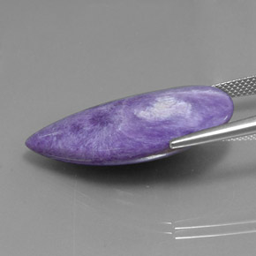 Charoite Viola naturale da 21.50 ct, Forma fantasia, Opaco
