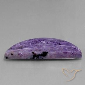 Charoite Viola scuro naturale da 30.15 ct, Taglio a fantasia, Opaco