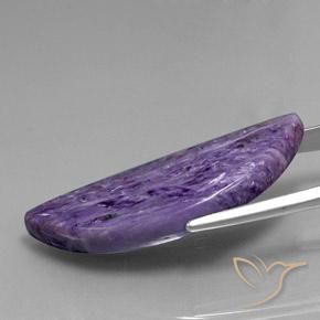 Charoite Viola scuro naturale da 30.15 ct, Taglio a fantasia, Opaco