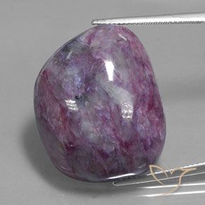 48.12ct Naturale Viola Viola Charoite, Taglio a fantasia, Opaco
