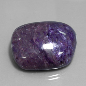 Caroite naturale viola da 82,05 ct, forma fantasia, opaco